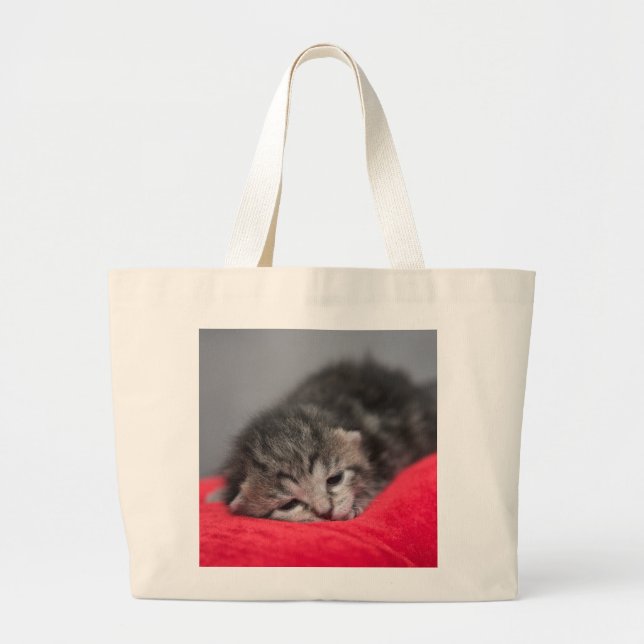Sweet kitty large tote bag (Front)