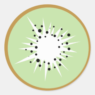 Sweet Kiwi Classic Round Sticker