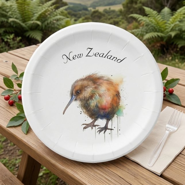 Sweet Kiwi, custom Paper Plate (Creator Uploaded)