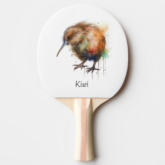 Sweet Kiwi, custom Ping Pong Paddle (Front)