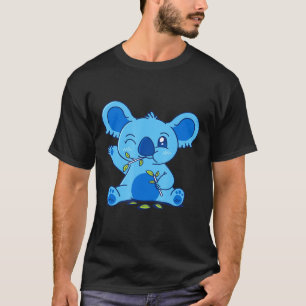 Sweet Koala Snacking Eucalyptus I Favourite Animal T-Shirt