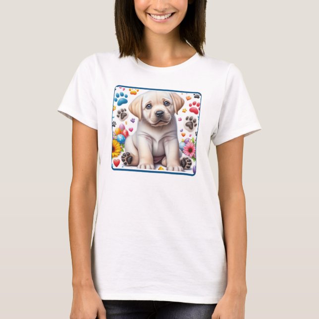 Sweet Lab Puppy T-Shirt (Front)