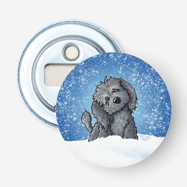 Sweet Labradoodle Bottle Opener (Front)