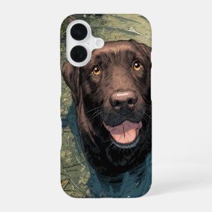 Sweet Labrador in Water Phone Case – Cute Swimming