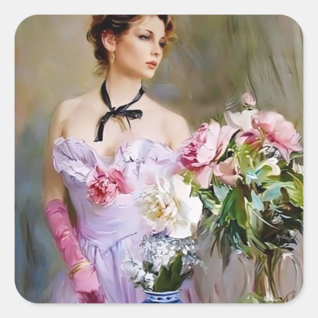 Sweet Lady  Sticker (Front)