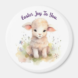 Sweet Lamb Easter Magnet
