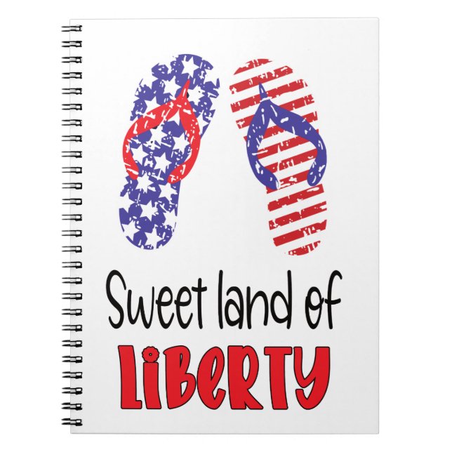 Sweet Land of Liberty Notebook (Front)