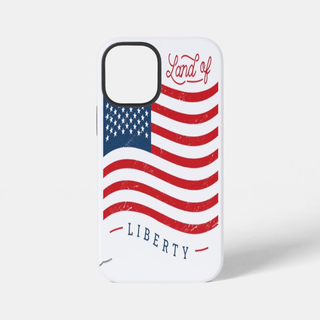 Sweet Land of Liberty Patriotic iPhone Case (Back)