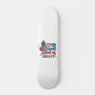 SWEET LAND OF LIBERTY patriotic Skateboard