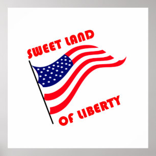 Sweet land of liberty poster