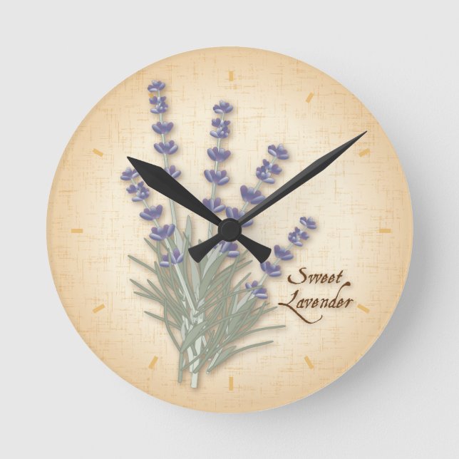 Sweet Lavender Clock (Front)