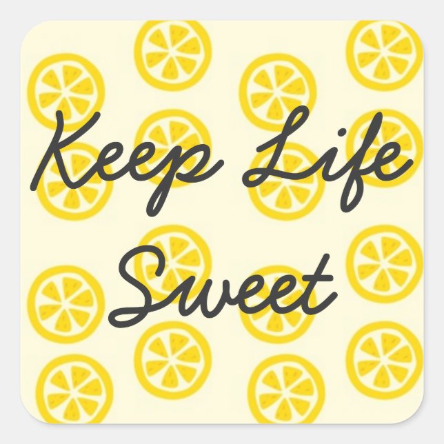 Sweet Lemon Stickers (Front)