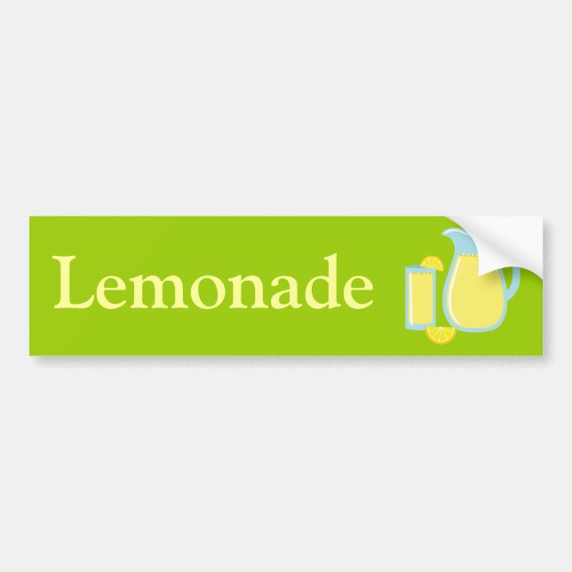 Sweet Lemonade Bumper Sticker (Front)