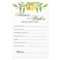 Sweet Lemons &  Greenery Advice and Wishes card