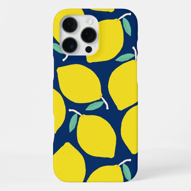 Sweet Lemons iPhone Case (Back)