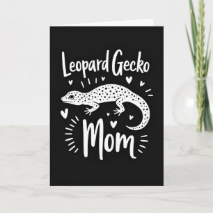 Sweet Leopard Gecko Mum Card