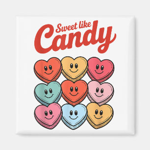 Sweet Like Candy Cute Candy Heart Valentine Love G Magnet