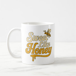 Sweet Like Honey Retro Typography Coffee Mug