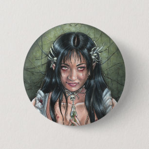 Sweet Like Poison Gothic Button