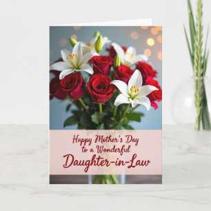 Sweet Lilies Mothers Day Card