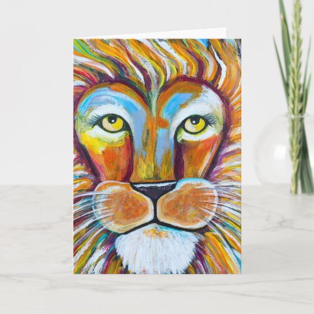Sweet lion card (Front)