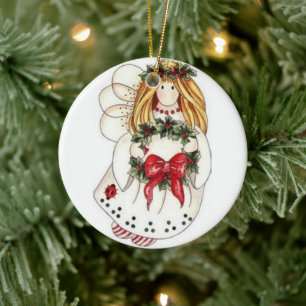 **SWEET LITTLE ANGEL**  CHRISTMAS ORNAMENT