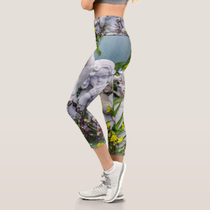 Sweet little angels... capri leggings