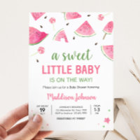 Sweet Little Baby Watermelon Baby Shower