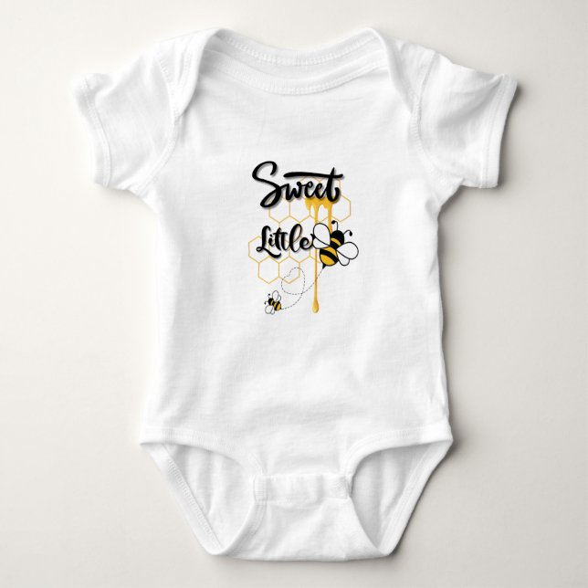 Sweet little bee T-Shirt Baby Bodysuit (Front)