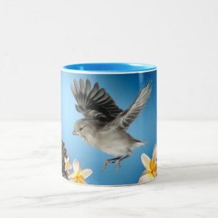 Sweet Little Bird Two-Tone Coffee Mug