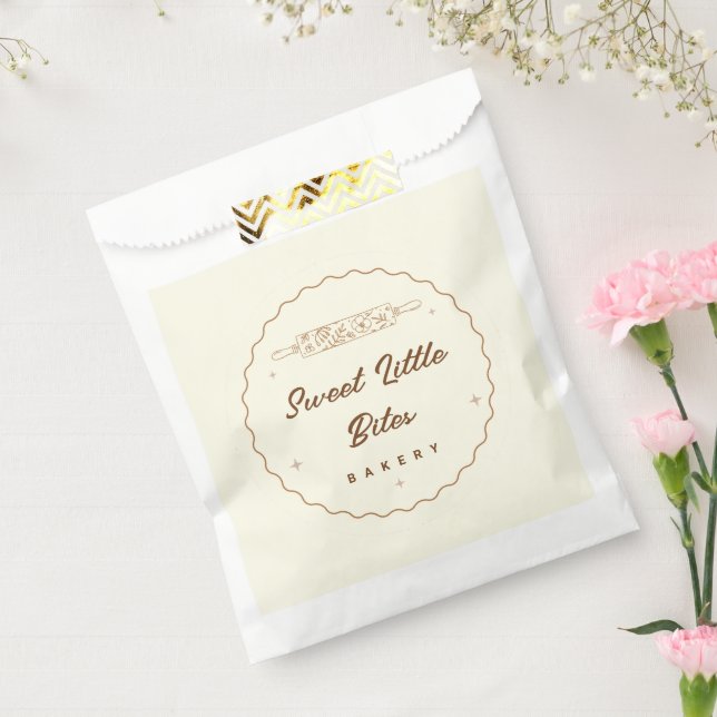 Sweet Little Bites Bakery Logo Sticker Favour Bag (Sealed)