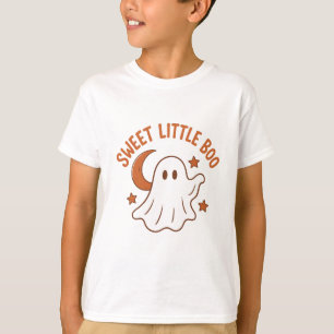 Sweet Little Boo Cute Baby Ghost Halloween Kids T-Shirt