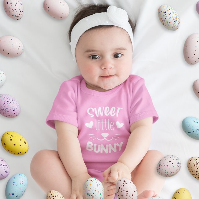 Sweet Little Bunny Easter Baby Bodysuit (Sweet Little Bunny Easter Baby Bodysuit)
