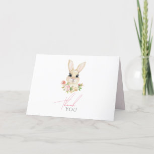 Sweet Little Bunny Thank You Card