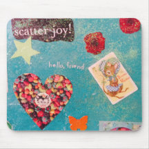 Sweet Little Cheering Mouse Pad.