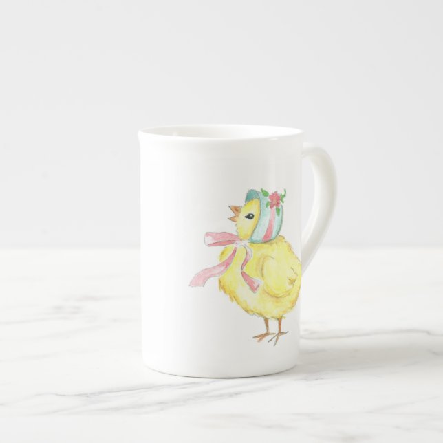Sweet Little Chick Tea Cup (Front Right)