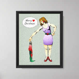 Sweet Little Elf Canvas Print