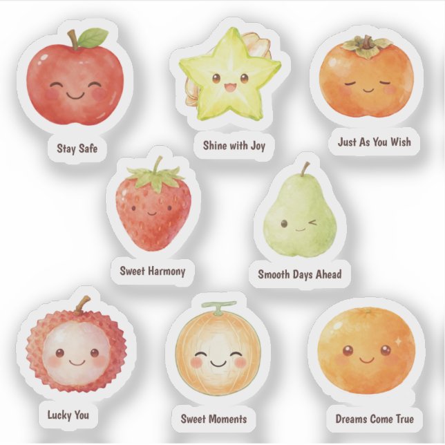Sweet Little Fruit Wishes cute Fruit (Front)