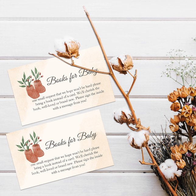 Sweet Little Girl Boho Clothes Books For Baby Enclosure Card (Creator Uploaded)