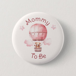 Sweet Little Girl on the Way Baby Shower 6 Cm Round Badge