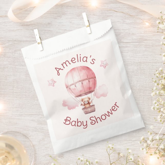 Sweet Little Girl on the Way Baby Shower Favour Bag (Clipped)