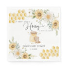Sweet little honey baby shower napkins