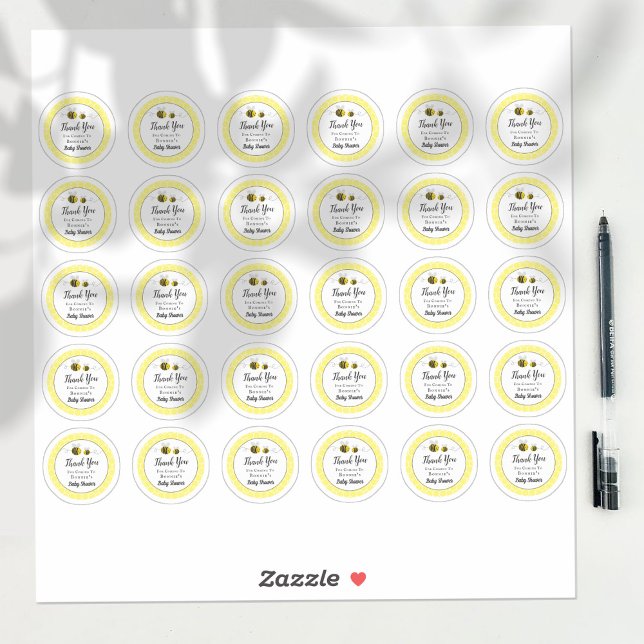 Sweet Little Honey Bee Baby Shower 1" (Creator Uploaded)