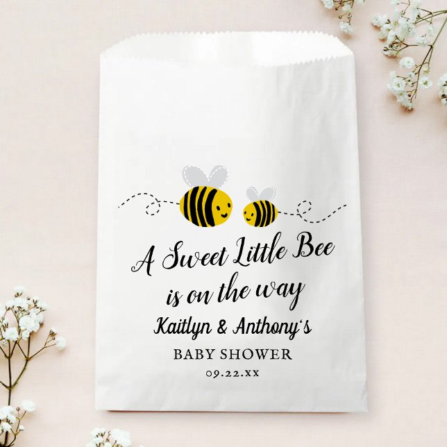 Sweet Little Honey Bee Baby Shower Favour Bag (Creator Uploaded)