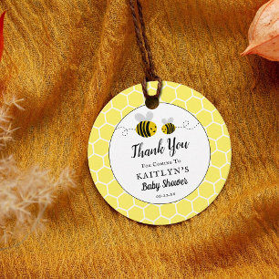 Sweet Little Honey Bee Baby Shower Favour Tags