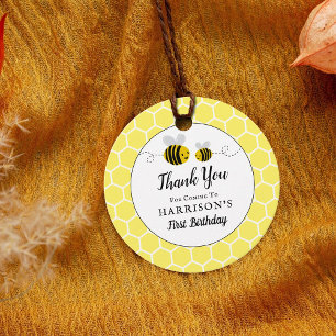 Sweet Little Honey Bee Birthday Party Favour Tags
