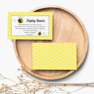 Sweet Little Honey Bee Display Shower Enclosure Card