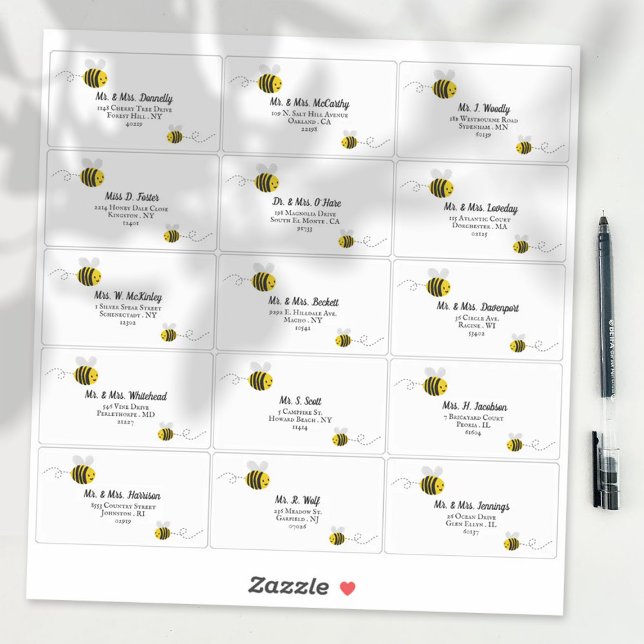 Sweet Little Honey Bee Individual Guest Address (Creator Uploaded)