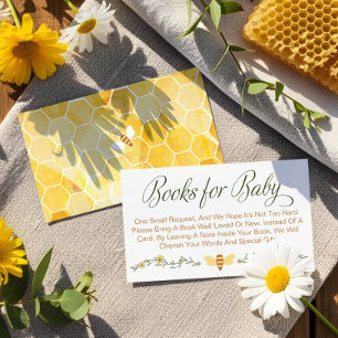 Sweet Little Honey On The Way Books For Baby Enclosure Card