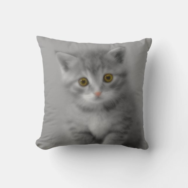 Sweet Little Kitten Cushion (Front)